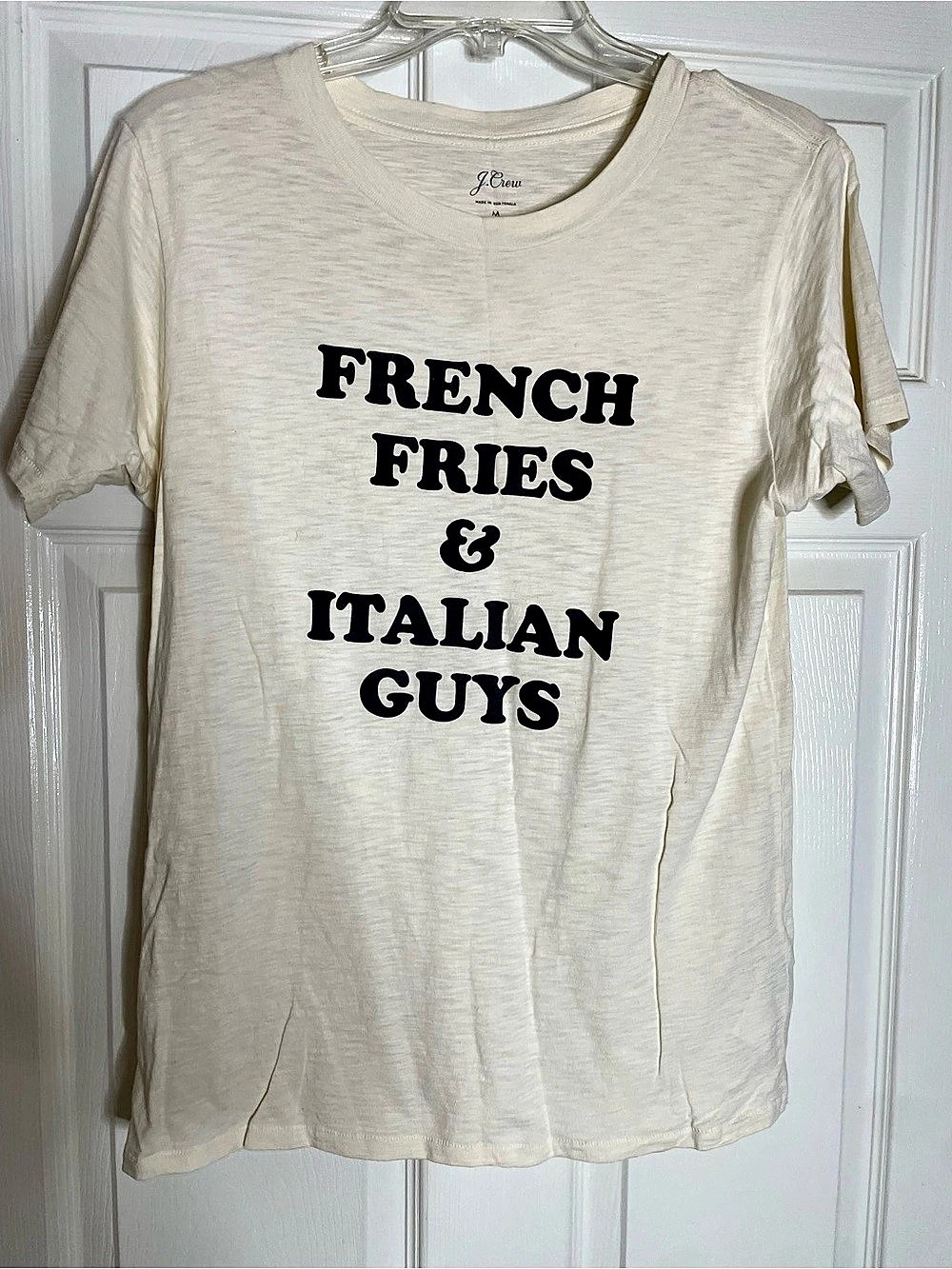 J.Crew French Fries & Italian Guys T-Shirt (NWOT)